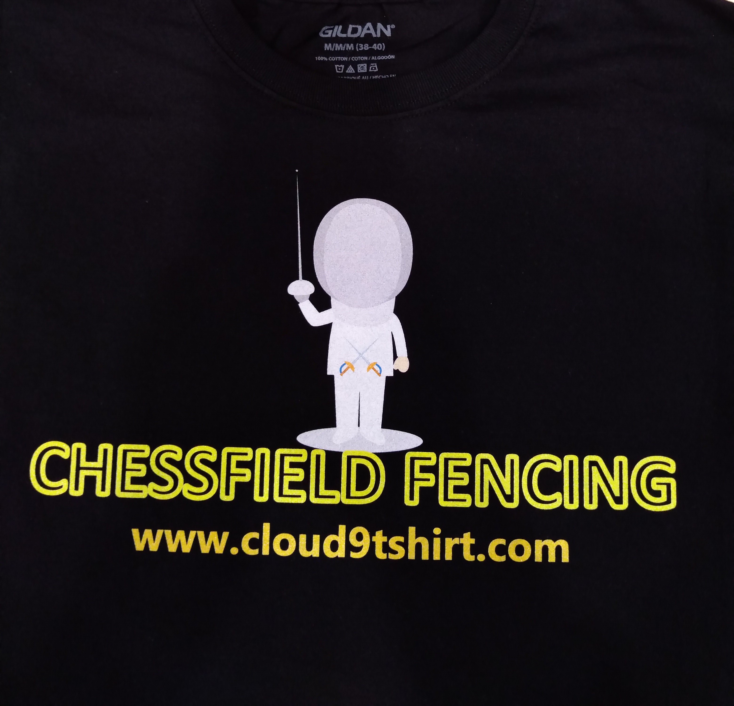 Chessfield Fencing Full Black T-Shirt